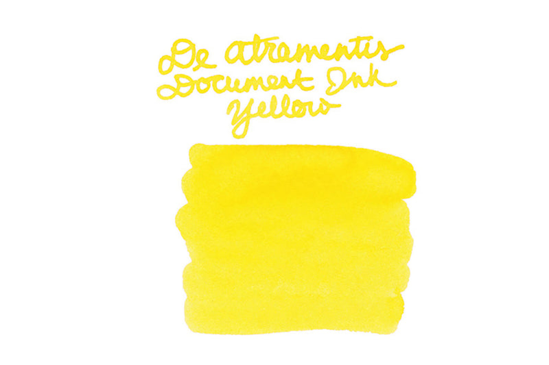 De Atramentis Document Ink Yellow - Ink Sample