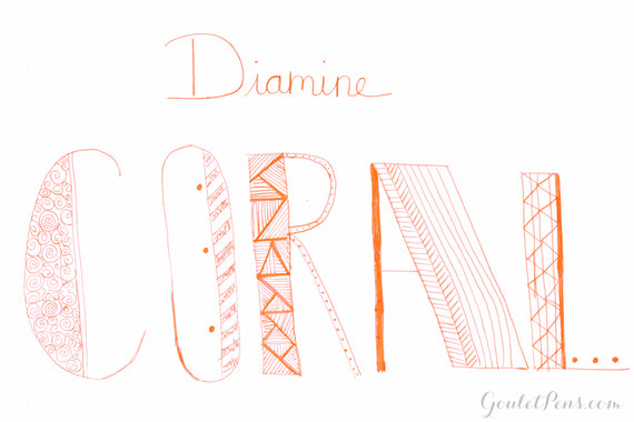 Diamine Coral fountain pen ink