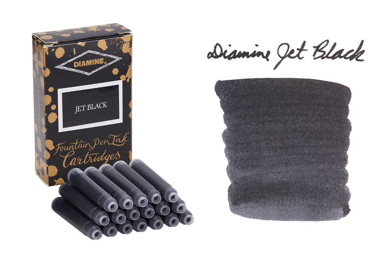 Diamine Jet Black - Ink Cartridges