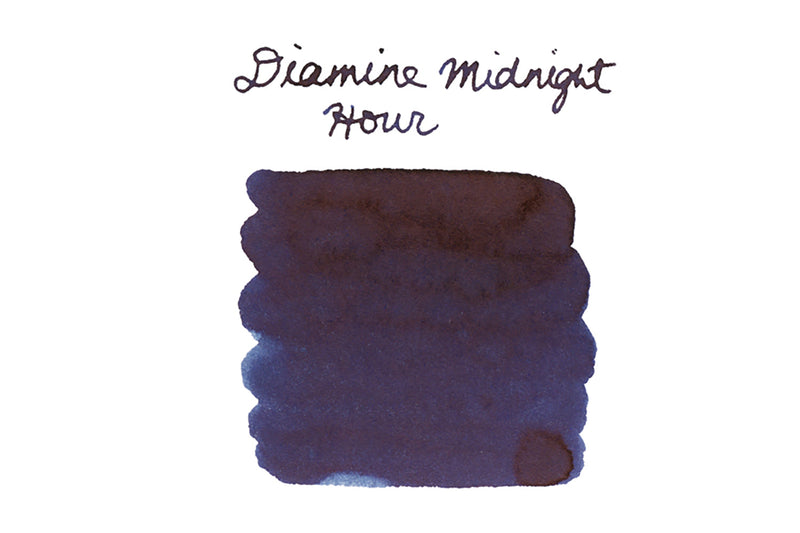 Diamine Midnight Hour - Ink Sample