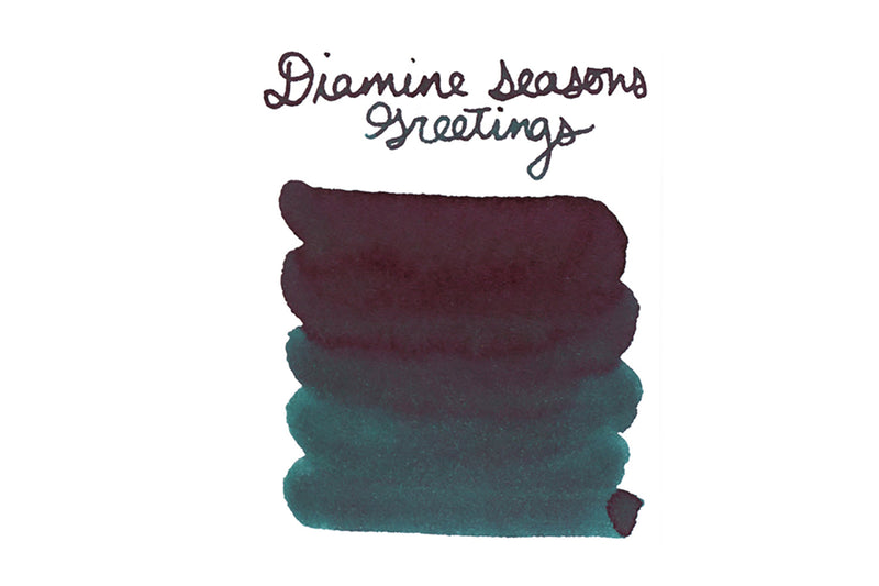 Diamine Seasons Greetings - Ink Sample