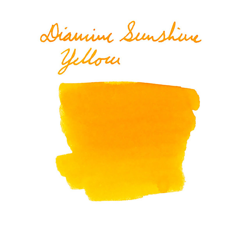 Diamine Sunshine Yellow - Ink Sample