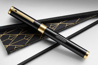 Diplomat Nexus Fountain Pen - Black/Gold