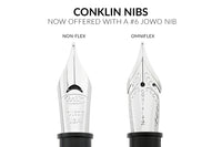 Conklin All American Fountain Pen - Demo/Silver (Special Edition)