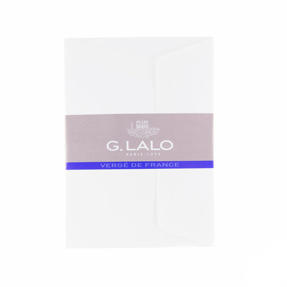 G. Lalo Vergé de France Small Envelopes - White (6.38 x 4.49)