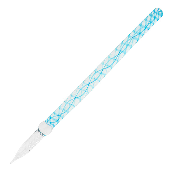 Herbin Straight Glass Dip Pen - Bleu Calanque