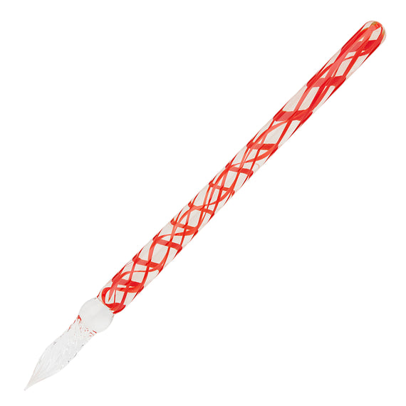 Herbin Straight Glass Dip Pen - Rouge Caroubier