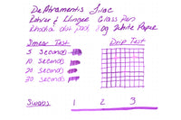 De Atramentis Lilac (scented) - Ink Sample