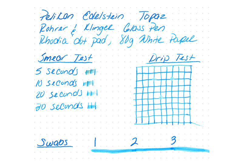 Pelikan Edelstein Topaz - Ink Sample