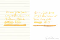 Diamine Golden Sands - Ink Sample