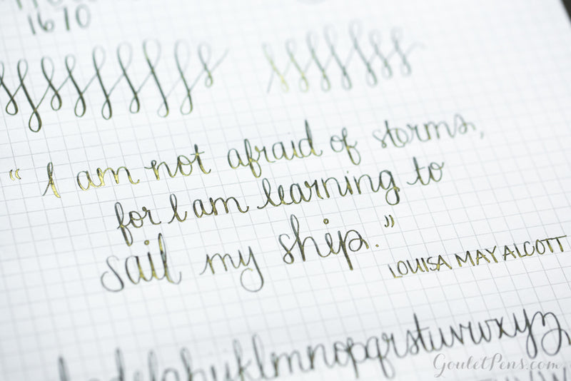 Jacques Herbin 1670 Stormy Grey - Ink Sample