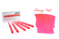 LAMY red - ink cartridges