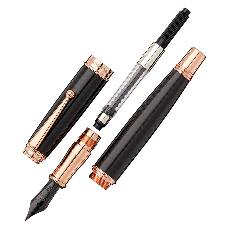 Monteverde Invincia Deluxe Fountain Pen - Rose Gold
