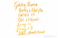 Noodler's Golden Brown - 3oz Bottled Ink