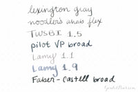 Noodler's Lexington Gray - Ink Sample