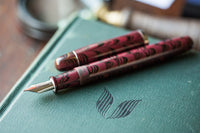 Noodler's Neponset Ebonite Flex Fountain Pen - Red Rebellion