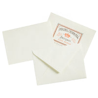 Original Crown Mill Classic Laid Small Envelopes - Cream