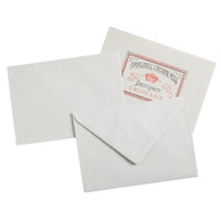 Original Crown Mill Classic Laid Small Envelopes - Grey