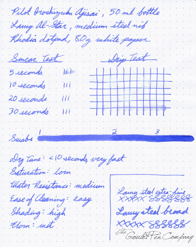 Pilot Iroshizuku Ajisai - 15ml Bottled Ink