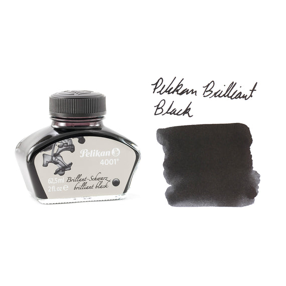 Pelikan Brilliant Black 4001 - 2oz Bottled Ink