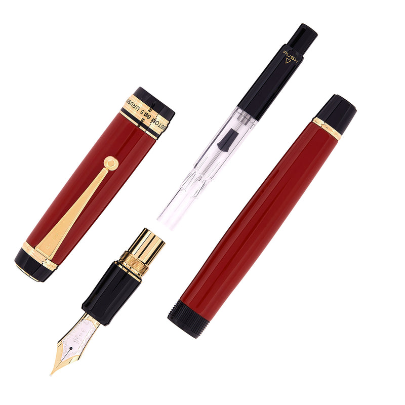 Pilot Custom 845 Urushi Fountain Pen - Vermillion