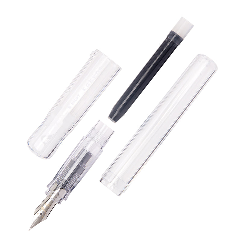 Pilot Kakuno Fountain Pen - Clear