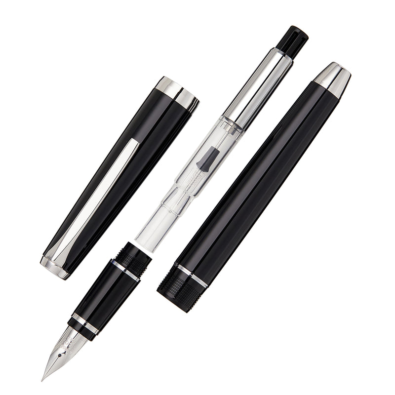 Pilot Metal Falcon Fountain Pen - Black