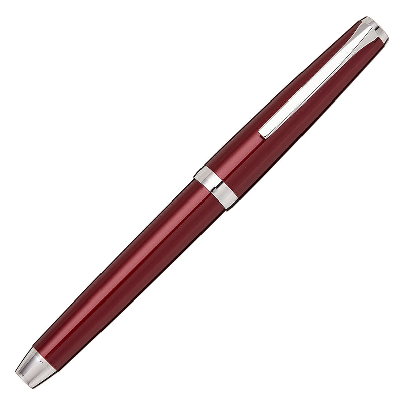 Pilot Metal Falcon Fountain Pen - Burgundy