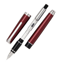 Pilot Metal Falcon Fountain Pen - Burgundy
