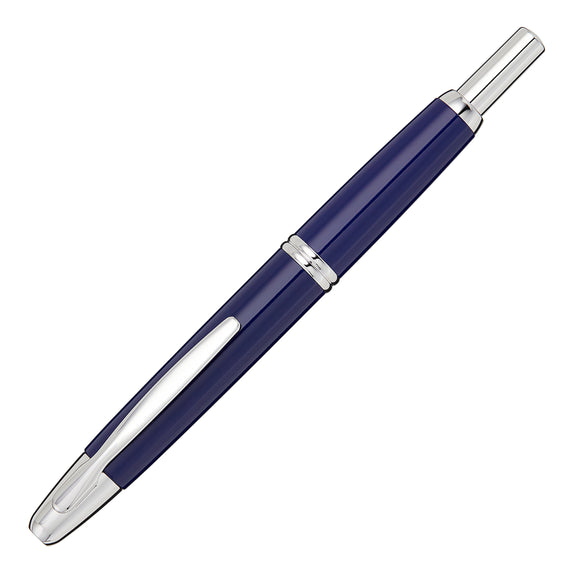 Pilot Vanishing Point Fountain Pen - Blue/Rhodium
