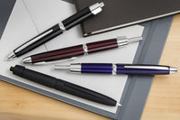 Pilot Vanishing Point LS Fountain Pen - Black/Rhodium