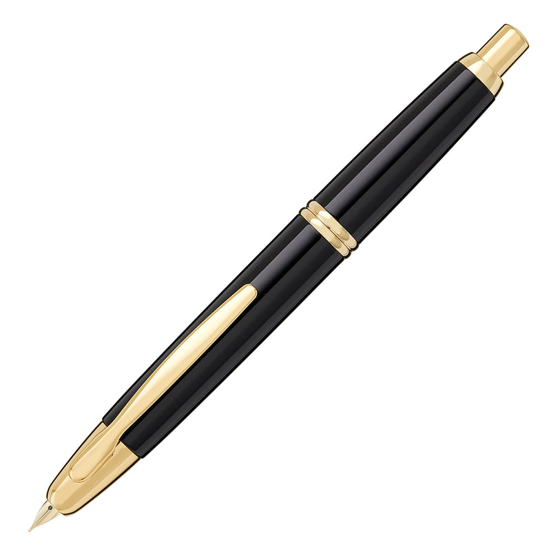 Pilot Vanishing Point Fountain Pen - Black/Gold