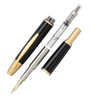Pilot Vanishing Point Fountain Pen - Black/Gold