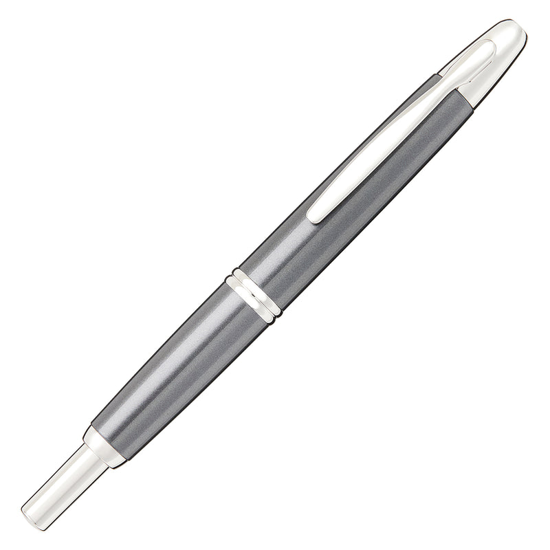 Pilot Vanishing Point Fountain Pen - Gun Metal/Rhodium