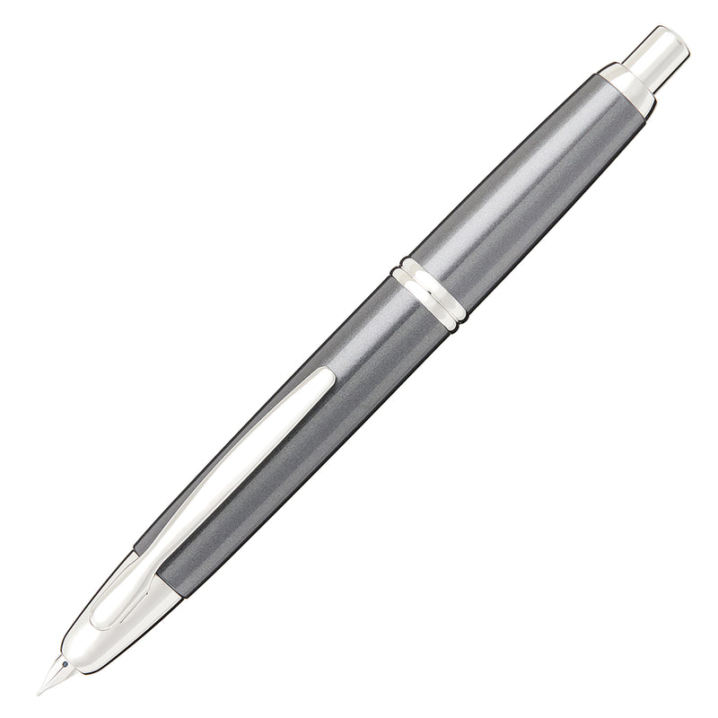 Pilot Vanishing Point Fountain Pen - Gun Metal/Rhodium