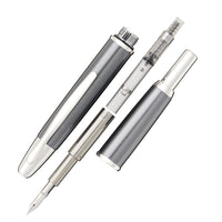 Pilot Vanishing Point Fountain Pen - Gun Metal/Rhodium