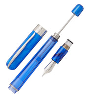 Pineider Avatar UR Twin Tank Touchdown Fountain Pen - Neptune Blue