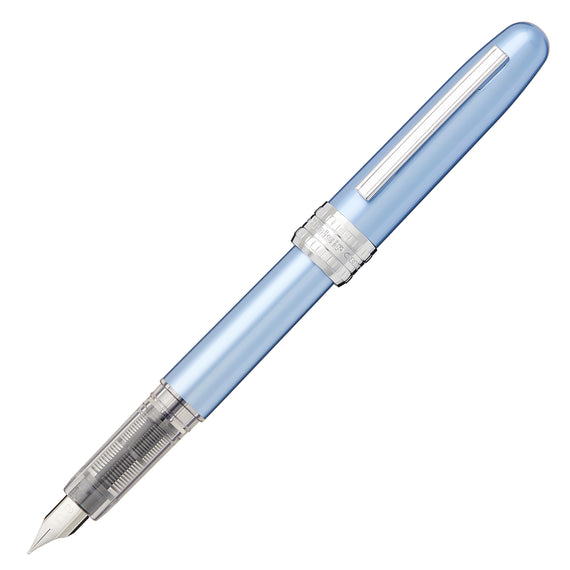 Platinum Plaisir Fountain Pen - Frosty Blue