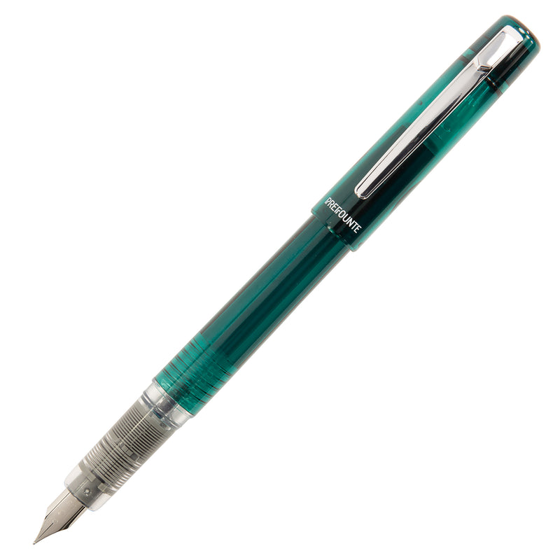 Platinum Prefounte Fountain Pen - Dark Emerald