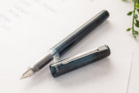 Platinum Prefounte Fountain Pen - Graphite Blue