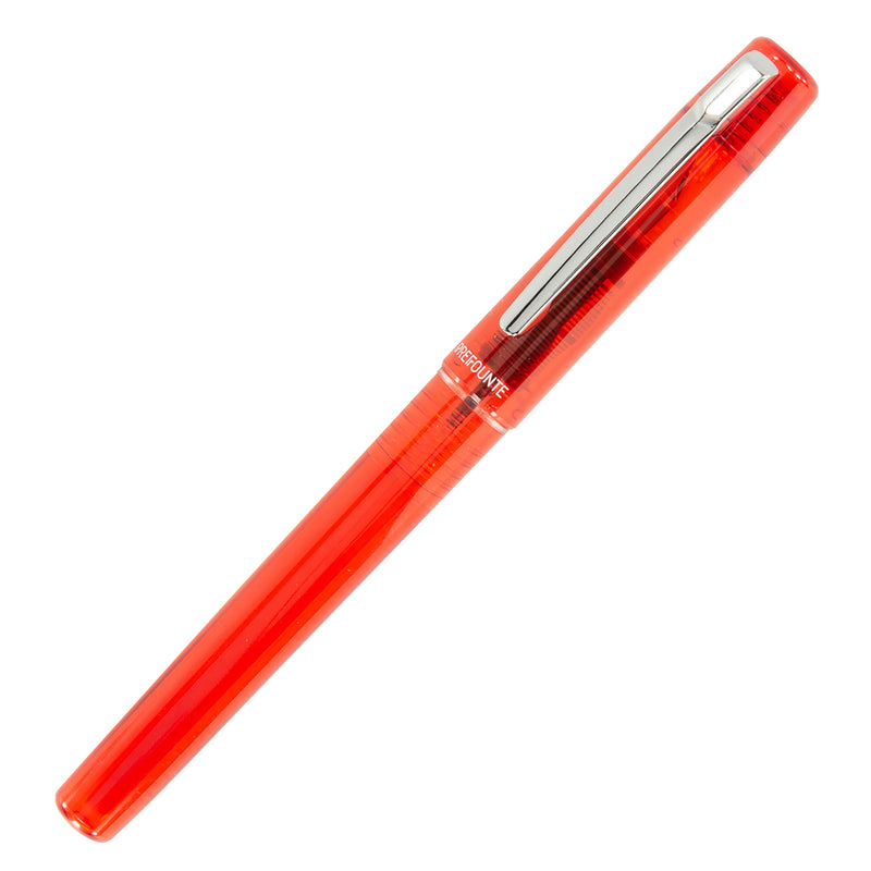 Platinum Prefounte Fountain Pen - Vermilion Orange