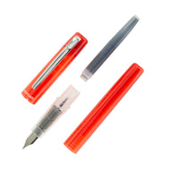 Platinum Prefounte Fountain Pen - Vermilion Orange