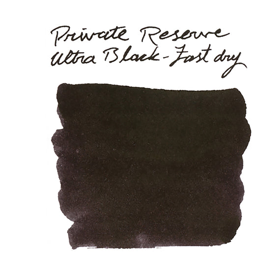 Private Reserve Ultra Black Fast Dry fountain pen ink