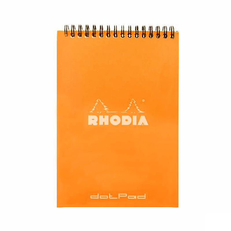 Rhodia No. 16 Top Wirebound A5 Notepad - Orange, Dot Grid