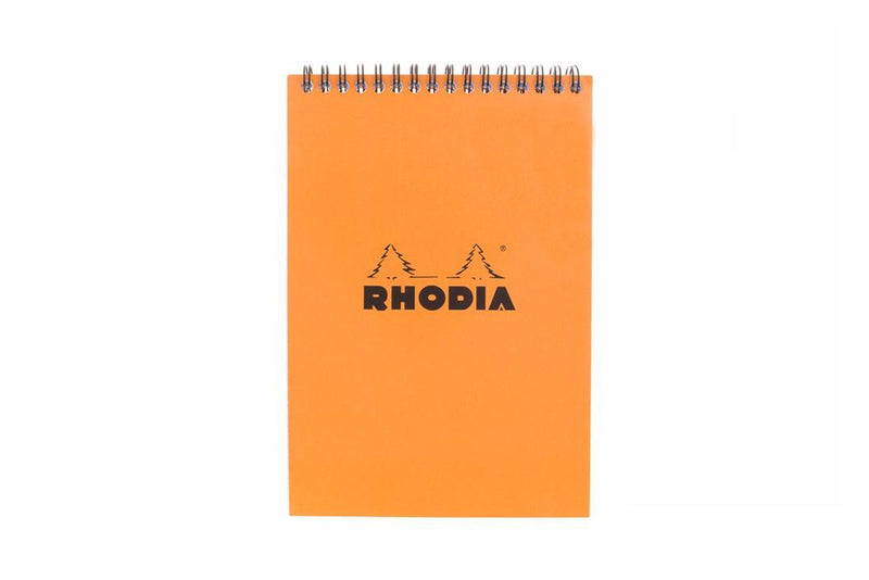 Rhodia No. 16 Top Wirebound A5 Notepad - Orange, Lined