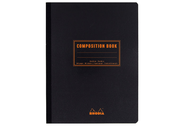 Rhodia Composition Book - Black, Lined