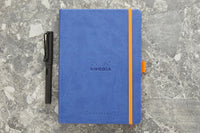 Rhodia Goalbook Dot Grid A5 Hardcover Journal - Sapphire (Ivory Paper)