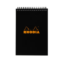 Rhodia No. 16 Top Wirebound A5 Notepad - Black, Graph