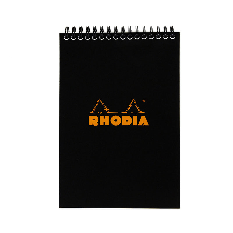 Rhodia No. 16 Top Wirebound A5 Notepad - Black, Graph