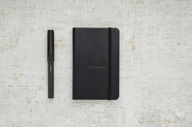 Rhodia Pocket Webnotebook - Black, Lined